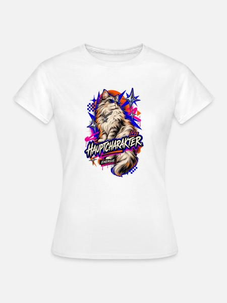 Hauptcharakter Energie - Frauen T-Shirt - Weiß