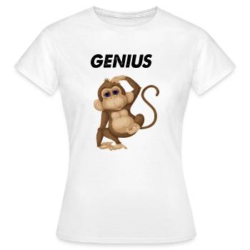 génie - T-shirt Femme - blanc - Devant - AI Model Female 172 dark (172cm)