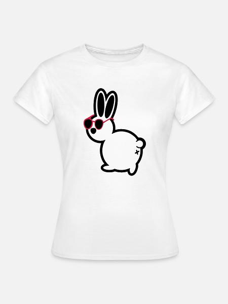 comic hase - Frauen T-Shirt - Weiß
