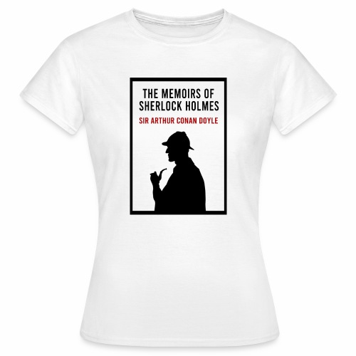 The Memoirs of Sherlock Holmes Book Cover - Women's T-Shirt