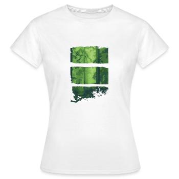 FORÊT - T-shirt Femme - blanc - Devant - AI Model Female 172 dark (172cm)