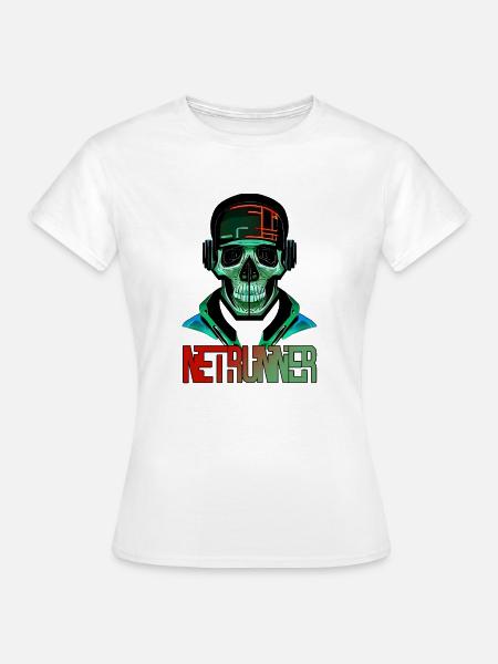 netrunner No3 - Frauen T-Shirt - Weiß