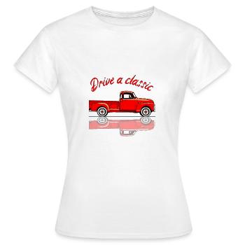 CLASSIC PICK UP - T-shirt Femme - blanc - Devant - AI Model Female 172 dark (172cm)