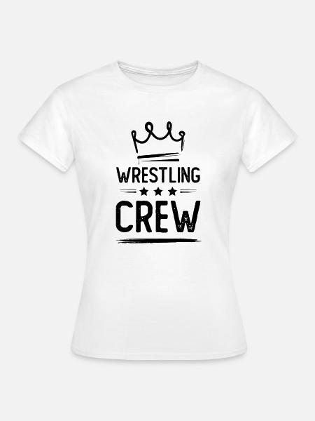 Wrestling Crew - Frauen T-Shirt - Weiß