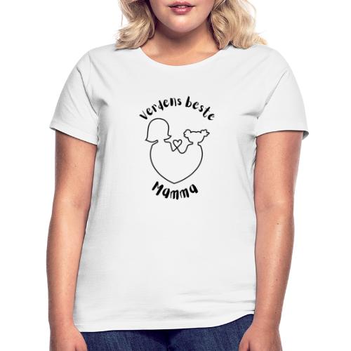 Verdens beste mamma - T-skjorte for kvinner
