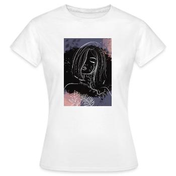 Women in Wonderland - Frauen T-Shirt - Weiß - Vorne - AI Model Female 172 dark (172cm)