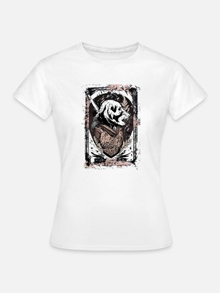 Jagdhund - Frauen T-Shirt - Weiß