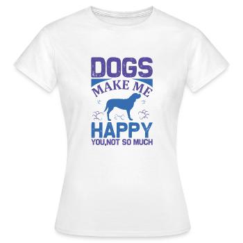PawPrint Couture - Frauen T-Shirt - Weiß - Vorne - AI Model Female 172 dark (172cm)