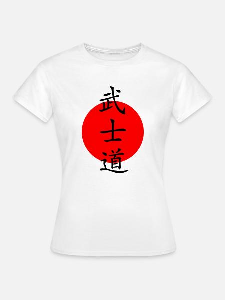 Bushido - Der Weg des Kriegers - Frauen T-Shirt - Weiß