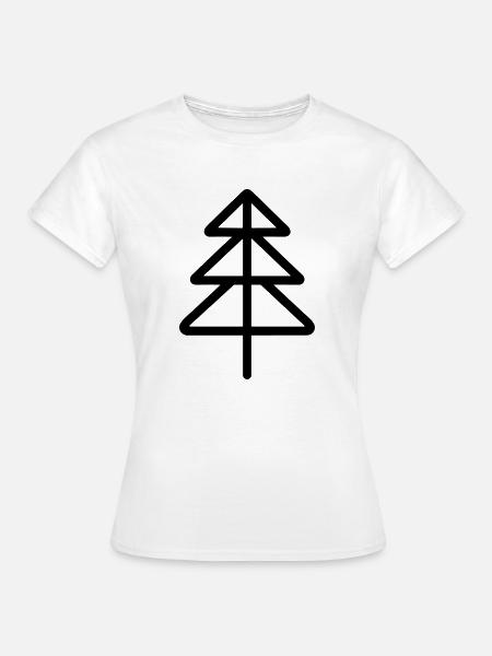 Weihnachtsbaum - Frauen T-Shirt - Weiß