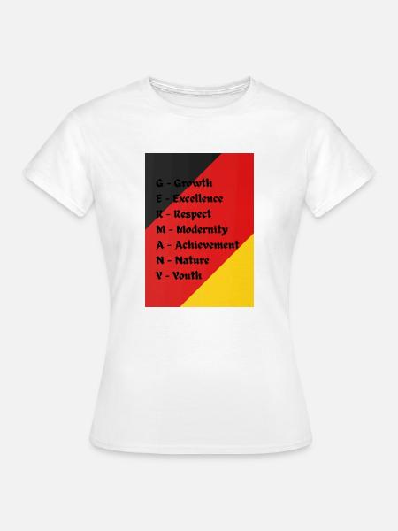 germany - Frauen T-Shirt - Weiß