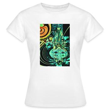 gazelle blue - T-shirt Femme - blanc - Devant - AI Model Female 172 dark (172cm)