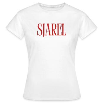 SJAREL. Dialect Shirt - Women's T-Shirt - white - Front - AI Model Female 172 dark (172cm)
