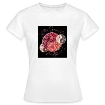 Yin Yang - Frauen T-Shirt - Weiß - Vorne - AI Model Female 172 dark (172cm)