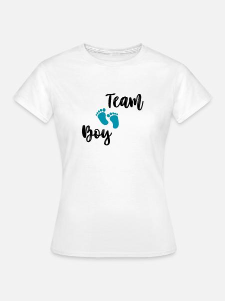Team Boy 1 - Frauen T-Shirt - Weiß