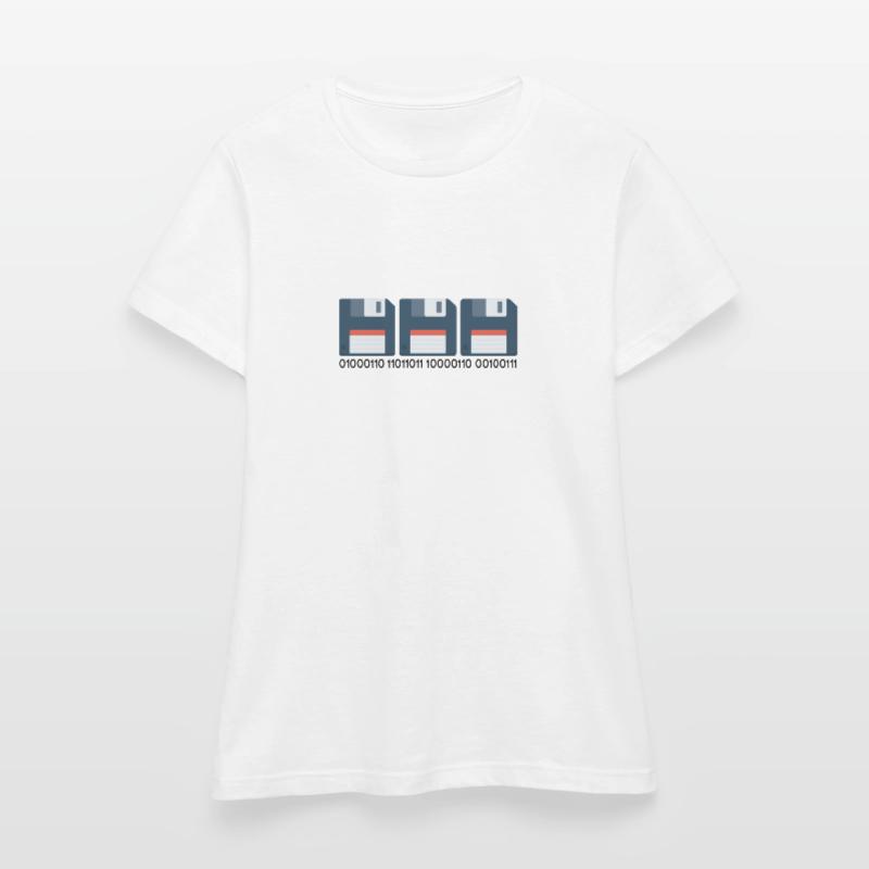 Code de bit T-shirt Femme