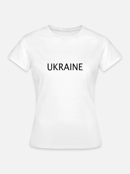 Ukraine - Frauen T-Shirt - Weiß