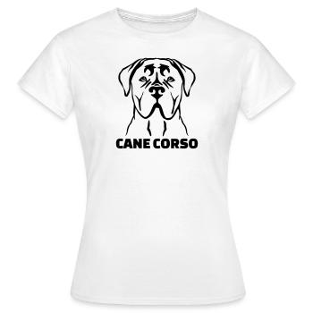 Cane Corso - T-shirt Femme - blanc - Devant - AI Model Female 172 dark (172cm)