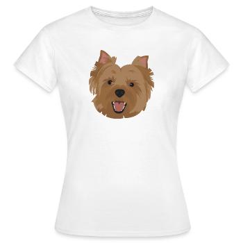 Yorkshire - T-shirt Femme - blanc - Devant - AI Model Female 172 dark (172cm)