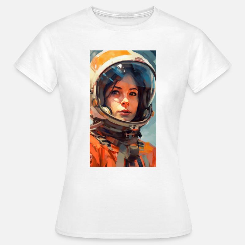 Fille de l’espace - T-shirt Femme - blanc