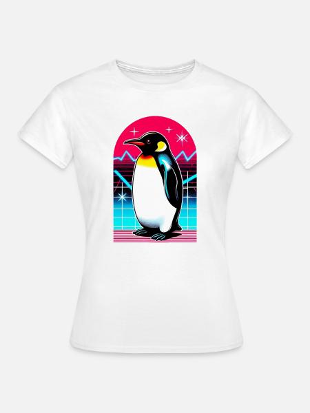 Pinguin - Frauen T-Shirt - Weiß