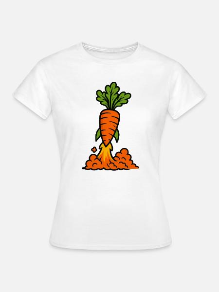 Karotten-Start-Modus - Frauen T-Shirt - Weiß