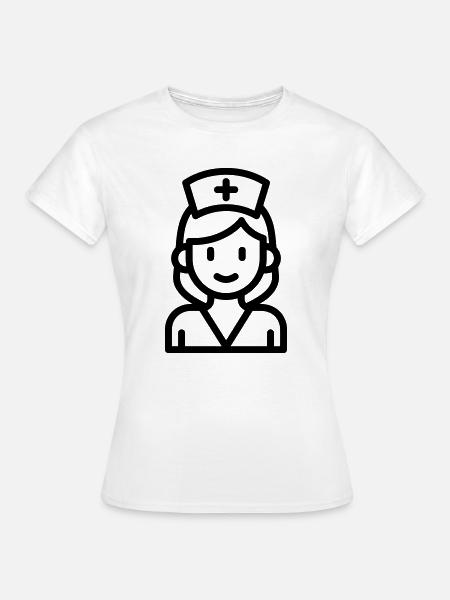 Krankenschwester - Frauen T-Shirt - Weiß