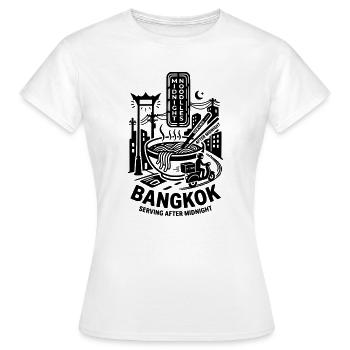 Bangkok Midnight Noodles - Women's T-Shirt - white - Front - AI Model Female 172 dark (172cm)