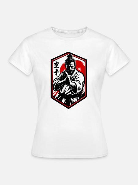 karate-picture - Frauen T-Shirt - Weiß
