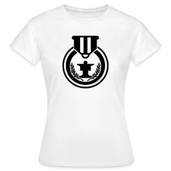Médaille militaire - T-shirt Femme - blanc - Devant - AI Model Female 172 dark (172cm)