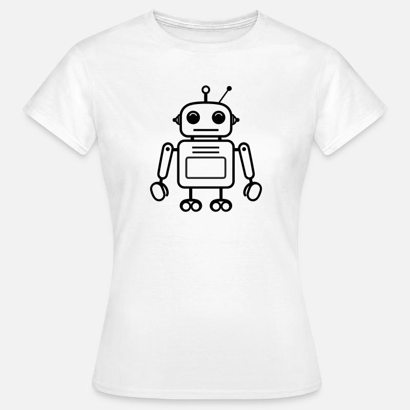 Roboter - Frauen T-Shirt - Weiß