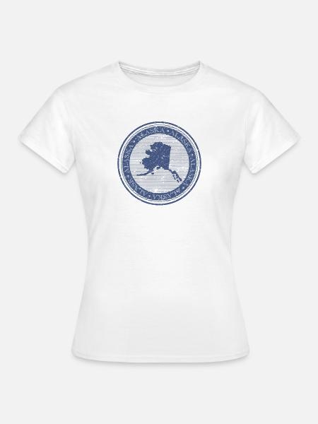 ALASKA - Frauen T-Shirt - Weiß