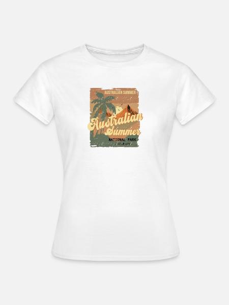 Australian Summer - Frauen T-Shirt - Weiß