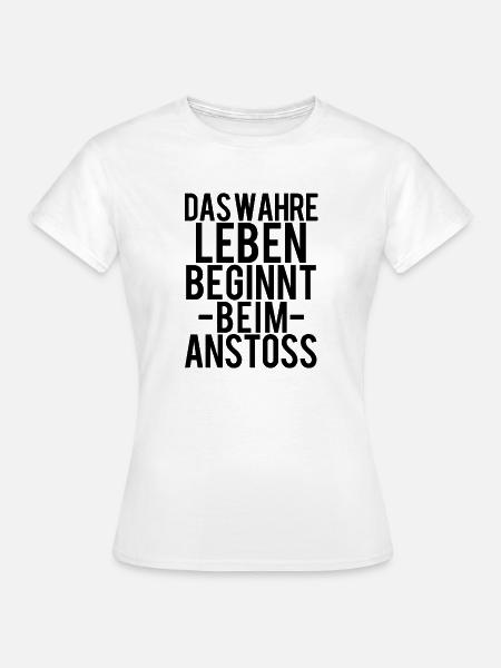 Anstoß Fußball Fußball - Frauen T-Shirt - Weiß