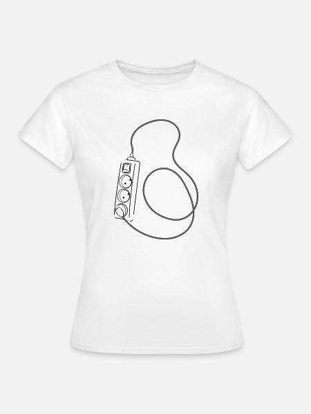 Steckdosen Perpetuum Mobile - Frauen T-Shirt - Weiß