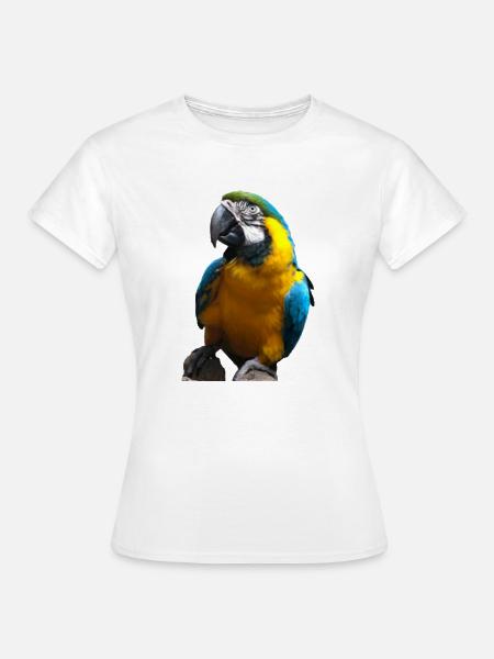 Goldener Ara - Frauen T-Shirt - Weiß