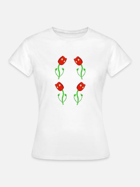 Happy Garden - Frauen T-Shirt - Weiß