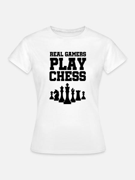 schachfiguren chess - Frauen T-Shirt - Weiß