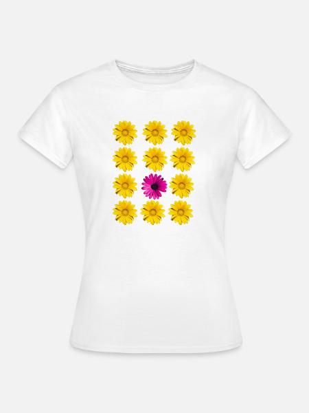Blüten Blumen Botanik - Frauen T-Shirt - Weiß