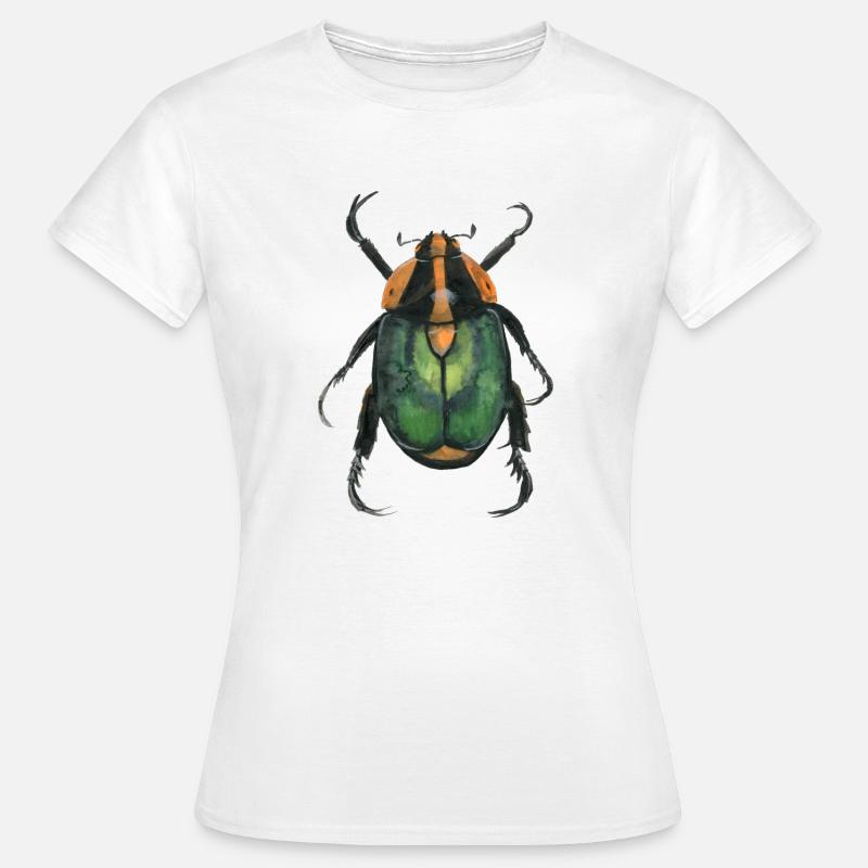 Kaefer2 - Frauen T-Shirt - Weiß