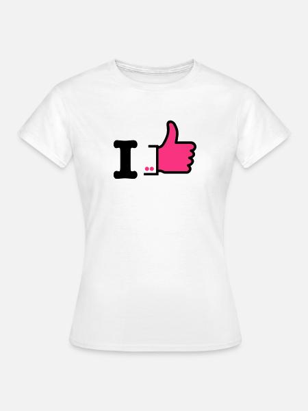 I like deluxe - Frauen T-Shirt - Weiß