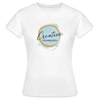 Creativity - Creative Person / Profession - Women's T-Shirt - white - Front - AI Model Female 172 dark (172cm)