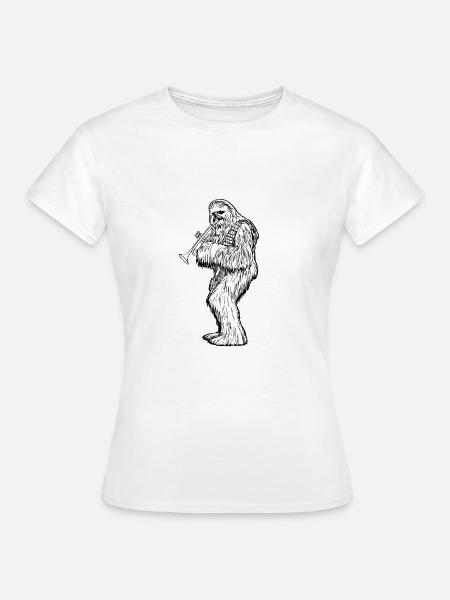 Trumpet chewbacca! - Frauen T-Shirt - Weiß