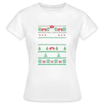 Un joyeux caméraman - T-shirt Femme - blanc - Devant - AI Model Female 172 dark (172cm)
