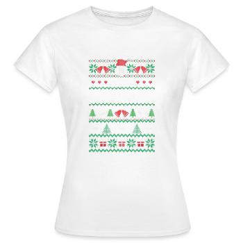 Ein fröhlicher Dozent - Frauen T-Shirt - Weiß - Vorne - AI Model Female 172 dark (172cm)