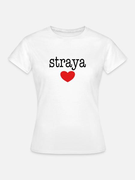 straya with heart - Frauen T-Shirt - Weiß