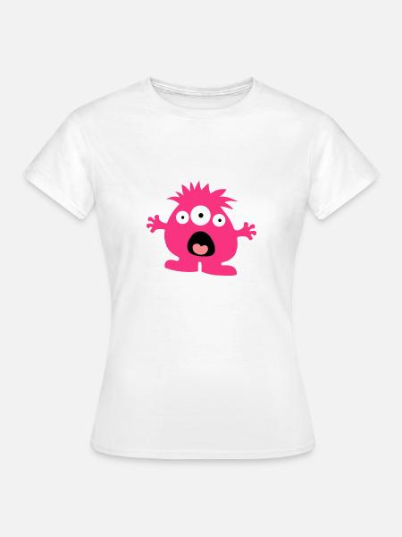 monstre - T-shirt Femme - blanc