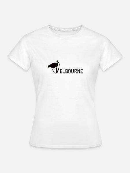 Bin Chicken Melbourne - Frauen T-Shirt - Weiß