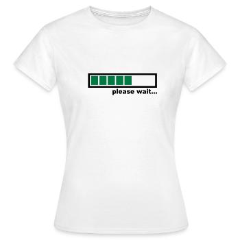 Loading - T-shirt Femme - blanc - Devant - AI Model Female 172 dark (172cm)