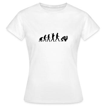 Kotzen - Frauen T-Shirt - Weiß - Vorne - AI Model Female 172 dark (172cm)